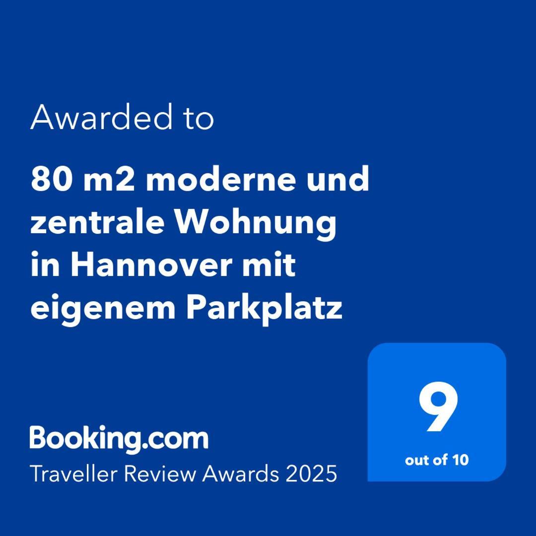 80 M2 Moderne Und Zentrale Wohnung In Hannover Mit Eigenem Parkplatz Eksteriør billede